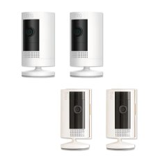 画像1: Ring アウトドアカメラ２個 ／インドアカメラ２個セット RCA001 Ring Outdoor Camera 2 pcs & Indoor Camera 2 pcs Bundle RCA001 (1)