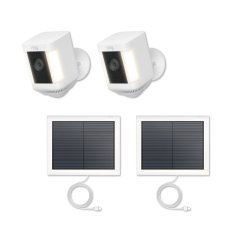 画像1: Ring スポットライトカメラ２個／ソーラーパネル２個セット RCA002 Ring Spot Light Cam x2 & Solar Panel x2 Bundle RCA002 (1)