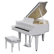 画像1: ローランド 電子グランドピアノ GP-9-PWS 白塗鏡面艶出し塗装仕上げ Roland Digital Grand Piano GP-9-PWS (1)