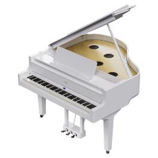 画像2: ローランド 電子グランドピアノ GP-9-PWS 白塗鏡面艶出し塗装仕上げ Roland Digital Grand Piano GP-9-PWS (2)