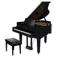 画像1: ローランド 電子グランドピアノ GP-9-PES 黒塗鏡面艶出し塗装仕上げ Roland Digital Grand Piano GP-9-PES (1)