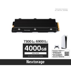 画像2: Nextorage ヒートシンク一体型 SSD 4TB NEM-PA Nextorage SSD 4TB NEM-PA (2)