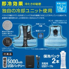 画像4: 大進（DAISHIN) ひんやり水冷ベスト WCV-D24F DAISHIN Water Cooling Work Vest (4)