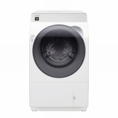 画像1: シャープドラム式洗濯乾燥機 洗濯 10kg 乾燥 6kg ES-K10B-WL 左開き SHARP Front Load Washer 10kg Dryer 6kg ES-K10B-WL Left-Opening (1)