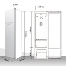 画像3: LG スタイラー スチームクローゼット 　ブラウン S3GW LG Styler Steam Closet Brown S3GW (3)