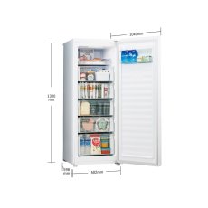 画像3: Haier 153L 前開き式冷凍庫 JF-NUF153D (W) Haier 153L Freezer JF-NUF153D (W) (3)