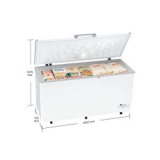 画像2: Haier 519L 上開き冷凍庫 JF-MNC519B Haier 519L Chest Freezer JF-MNC519B (2)