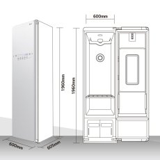 画像5: LG スタイラー スチームクローゼット ミラーS5MB LG Styler Steam Closet Mirror S5MB (5)