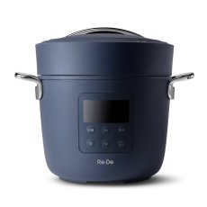 画像1: Re・De Pot 電気圧力鍋 2L ネイビー PCH-20 LN Re・De Pot Electric Pressure Cooker 2L Navy Blue PCH-20 LN (1)