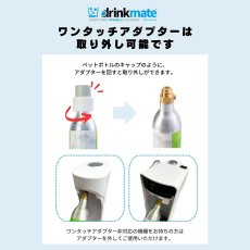 画像2: ドリンクメイト シリンダー ワンタッチ ２本セット Drinkmate Gas Cylinder One Touch 2PC (2)