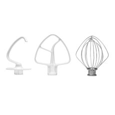 画像1: キッチンエイド KSM95用 ワイヤーホイップ 平面ビーター ドゥフックセット KitchenAid WIRE WHIP and HOOK KIT FOR KSM95 (1)