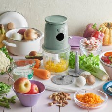 画像5: トフィー スケール付き マルチフードプロセッサー (充電式) K-CH2 Toffy Multi Food Processor (Rechargeable) K-CH2 (5)