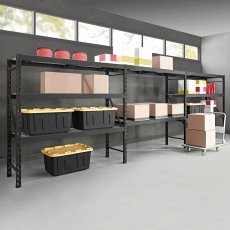 画像3: ゴリララック 4段収納スチールラック Gorilla Rack 4 Tier Industrial Rack (3)