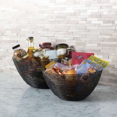 画像1: グルメ ベーシックス メタル バスケット 2個 セット Gourmet Basics Metal Baskets 2pc (1)