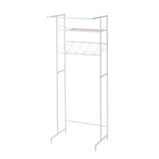 画像1: 平安伸銅 洗濯機ラック バスケット台付き HSR-4 HEIAN SHINDO LANDRY RACK HSR-4 (1)