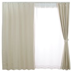 画像1: Design Life ドレープ プレーン カーテン 100 x 178 cm Design Life Drape Plain Curtain 100 x 178 cm (1)