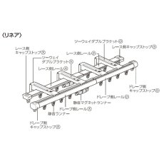 画像3: トーソー カーテンレール リネア W2.0 Toso Curtain Rail Renea W2.0 (3)