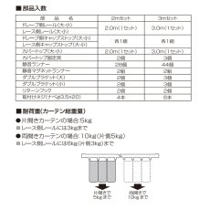 画像4: トーソー カーテンレール リネア カバートップ W2.0 Toso Curtain Rail Renea Cover Top W2.0 (4)