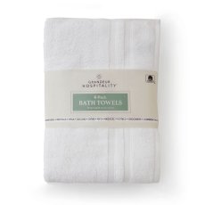 画像1: グランデュール ホスピタリティ 業務用 バスタオル 6枚パック Grandeur Hospitality Commercial Bath Towel 6PK (1)