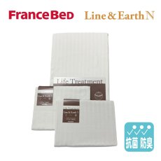 画像1: フランスベッド カバーリング 3点セット ライン&アースN キング France Bed Covering 3Pack Set Lina&EarthN King (1)