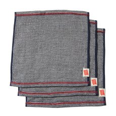 画像1: ヘインズ ガーゼ ハンカチ 3点セット HANES GAUZE HANDKERCHIEF 3PC (1)