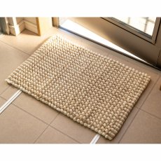 画像4: インド手織りバスマット スター 40x60cm Bath Mat Star Indian Hand Woven 40x60cm (4)