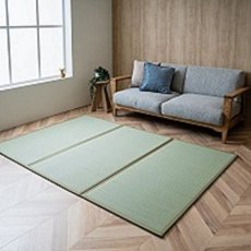 画像1: 国産い草 3つ折り マットレス 置き畳 140 cm x 210 cm Igusa (Rush) 3-fold Mattress 140 cm x 210 cm (1)