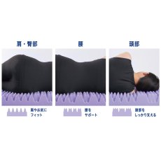 画像3: アイリスオーヤマ セブンフィット マットレス 8CM ダブル サイズ IRIS OHYAMA Seven Fit Mattress 8CM Double Size (3)