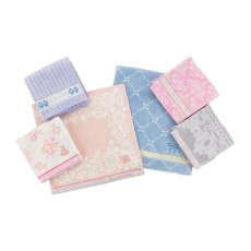 画像1: ジルスチュアート タオルハンカチ 6枚 セット JILL STUART Handkerchief 6 Pieces Set (1)