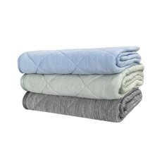 画像1: サットンプレイスコレクション リバーシブル 冷感 ひざ掛け 152cm x 177cm Sutton Place Collection Reversible Cooling Throw 152cm x 177cm (1)